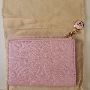Authentic Louis Vuitton Lisa Cotton Candy Pink Monogram Wallet